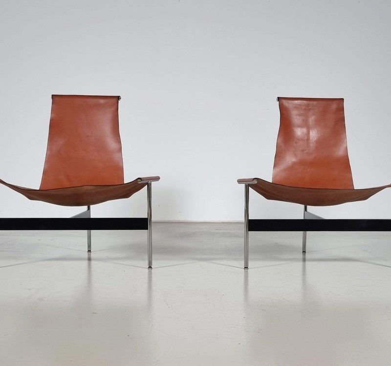 3LC T-Chairs by Katavolos and Kelley for Laverne International, 1950s, Set of 2