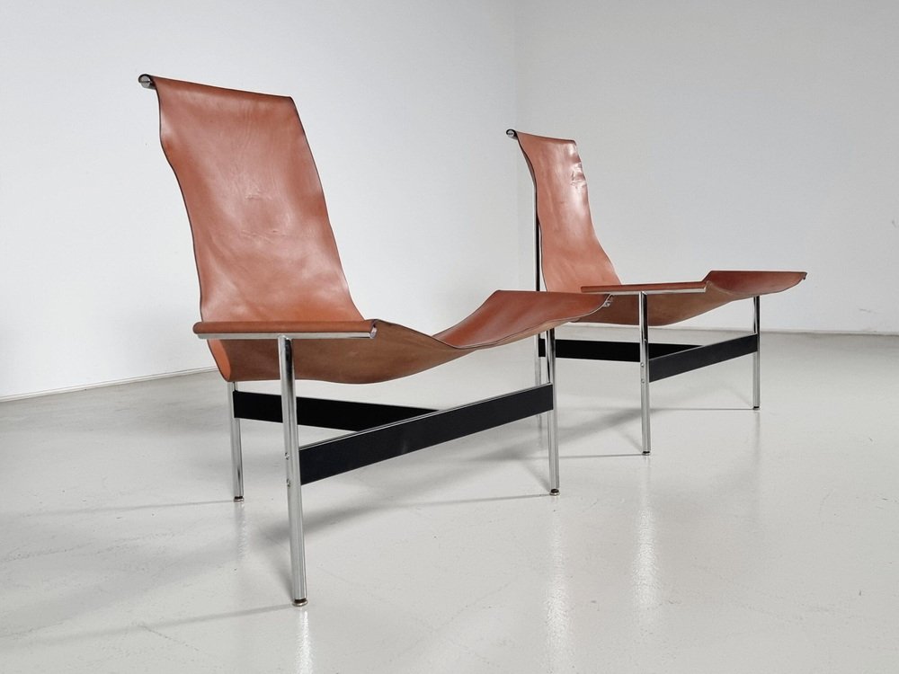 3LC T-Chairs by Katavolos and Kelley for Laverne International, 1950s, Set of 2 - Image 4