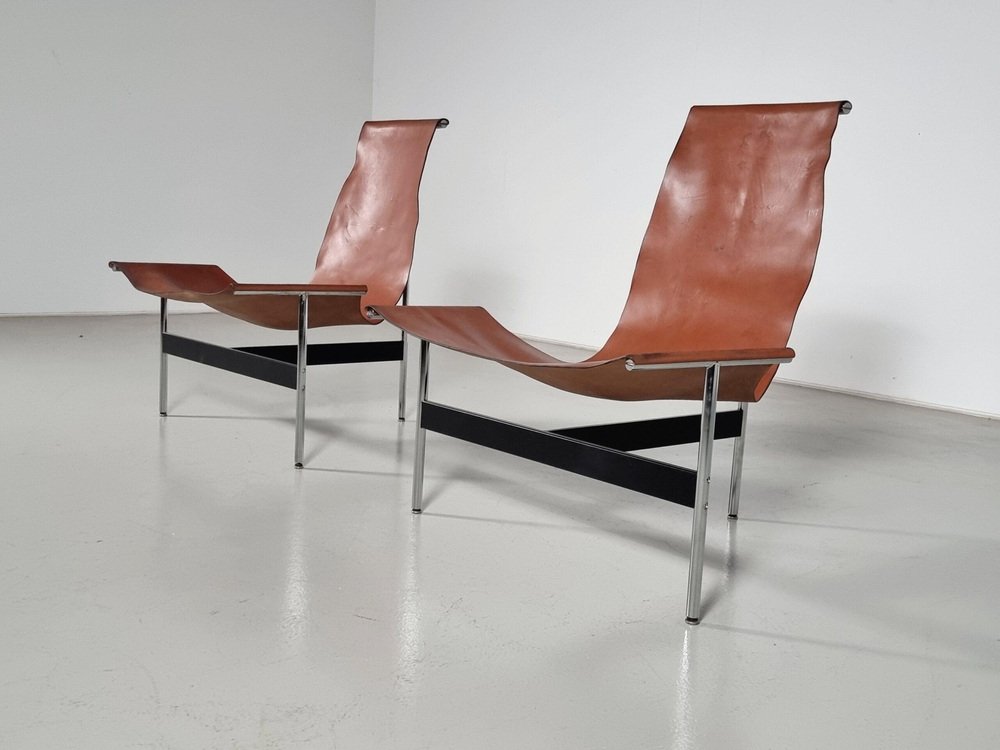 3LC T-Chairs by Katavolos and Kelley for Laverne International, 1950s, Set of 2 - Image 5
