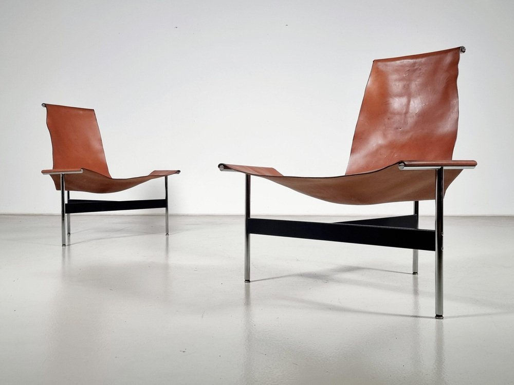 3LC T-Chairs by Katavolos and Kelley for Laverne International, 1950s, Set of 2 - Image 7