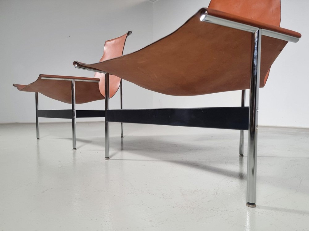 3LC T-Chairs by Katavolos and Kelley for Laverne International, 1950s, Set of 2 - Image 8