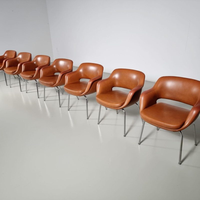 Dining Chairs from Cassina, 1970s, Set of 7