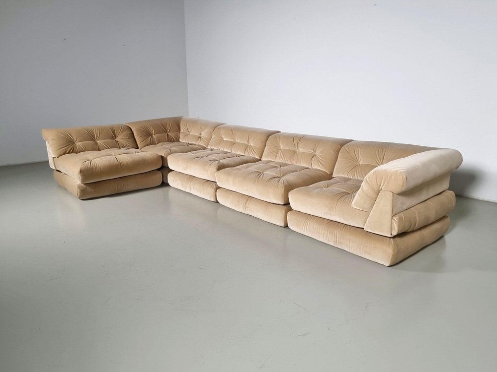 Edition Mah Jong Sofa by Hans Hopfer for Roche Bobois, 1970s, Set of 15 - Image 3