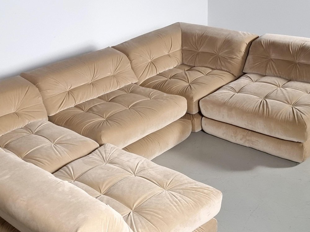 Edition Mah Jong Sofa by Hans Hopfer for Roche Bobois, 1970s, Set of 15 - Image 6