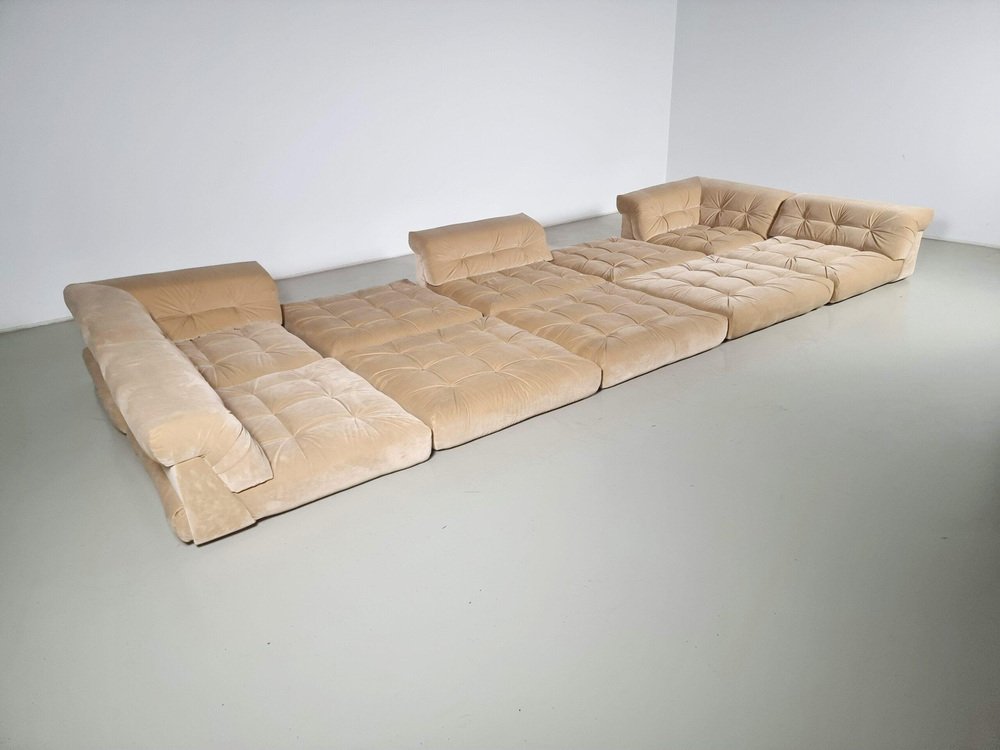 Edition Mah Jong Sofa by Hans Hopfer for Roche Bobois, 1970s, Set of 15 - Image 8