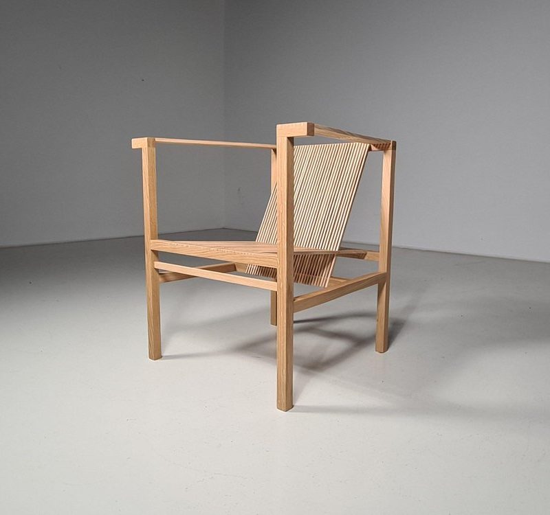 Fauteuil 21 Slat Chair by Ruud Jan Kokke, the Netherlands