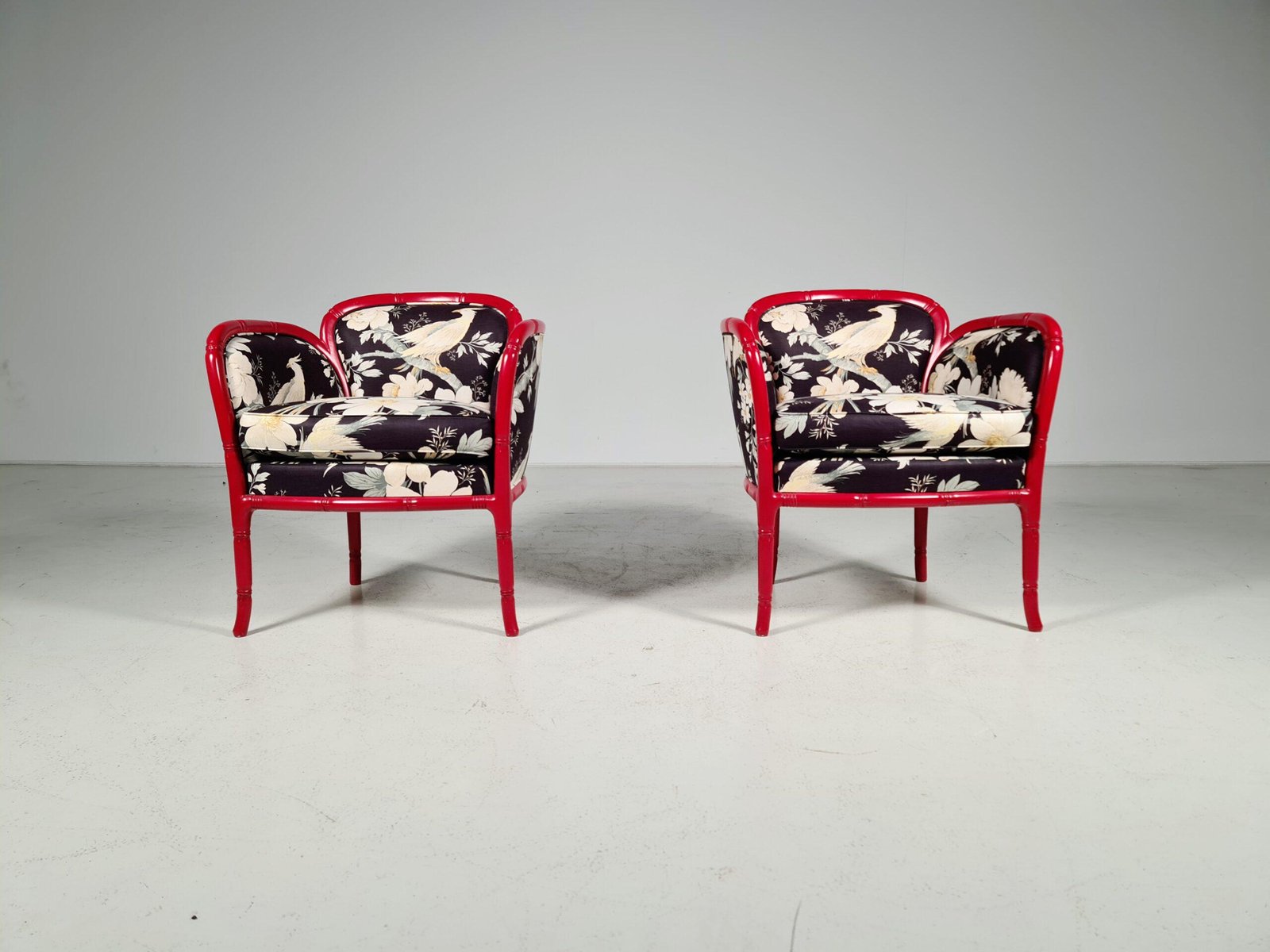 Faux Bamboo Club Chairs, France, 1960s, Set of 2 - Image 2