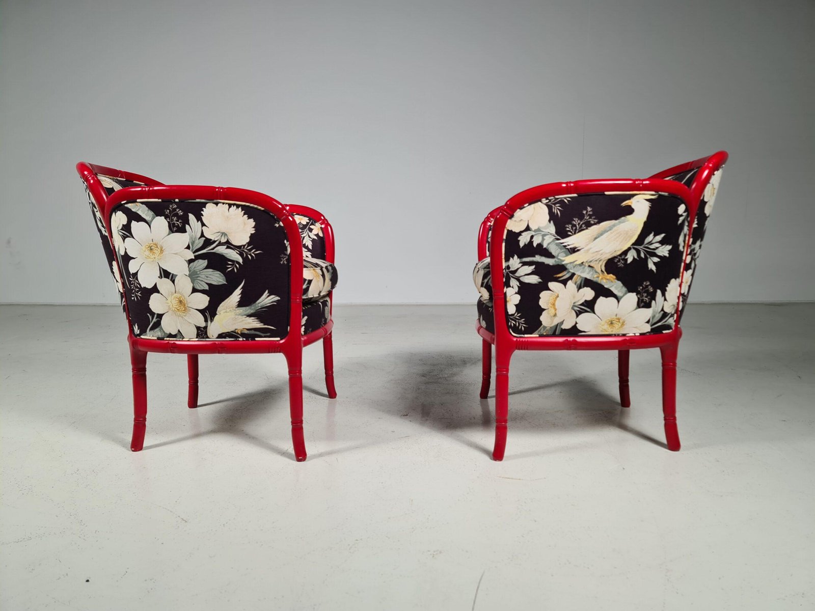 Faux Bamboo Club Chairs, France, 1960s, Set of 2 - Image 5