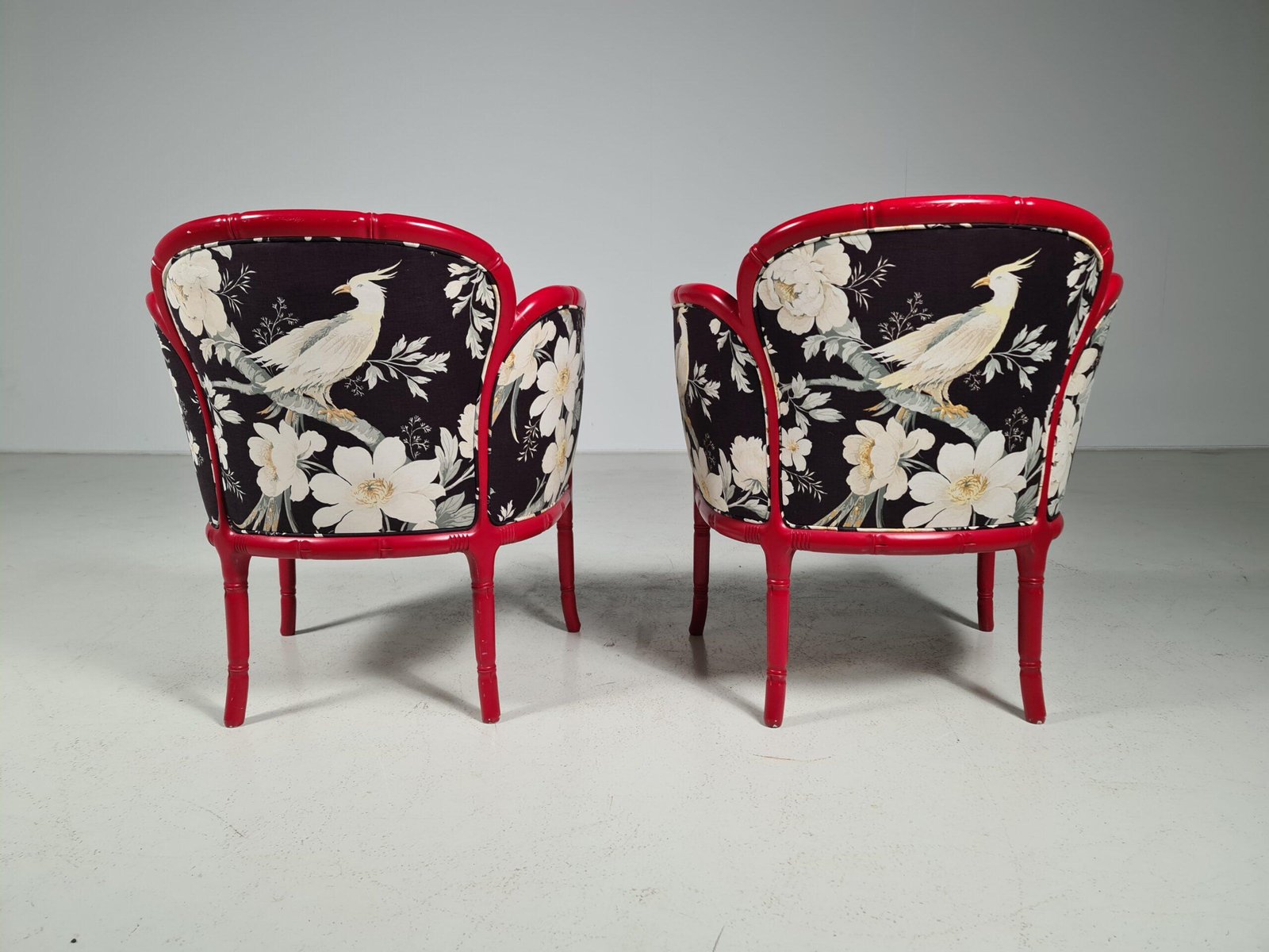 Faux Bamboo Club Chairs, France, 1960s, Set of 2 - Image 6