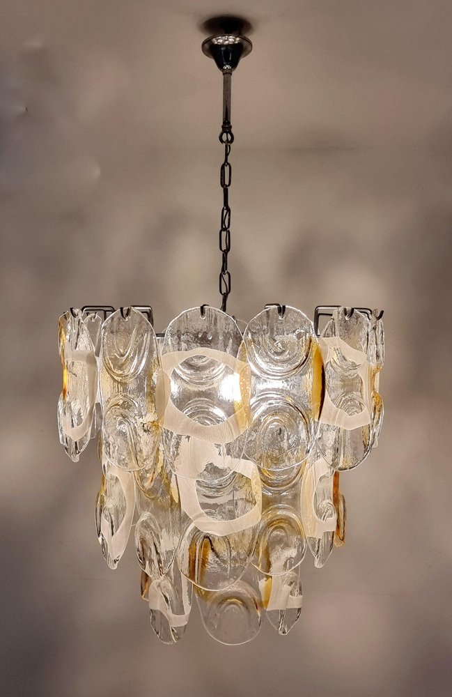 Murano Glass Rondini Chandelier from Mazegga, Italy, 1970s - Image 2