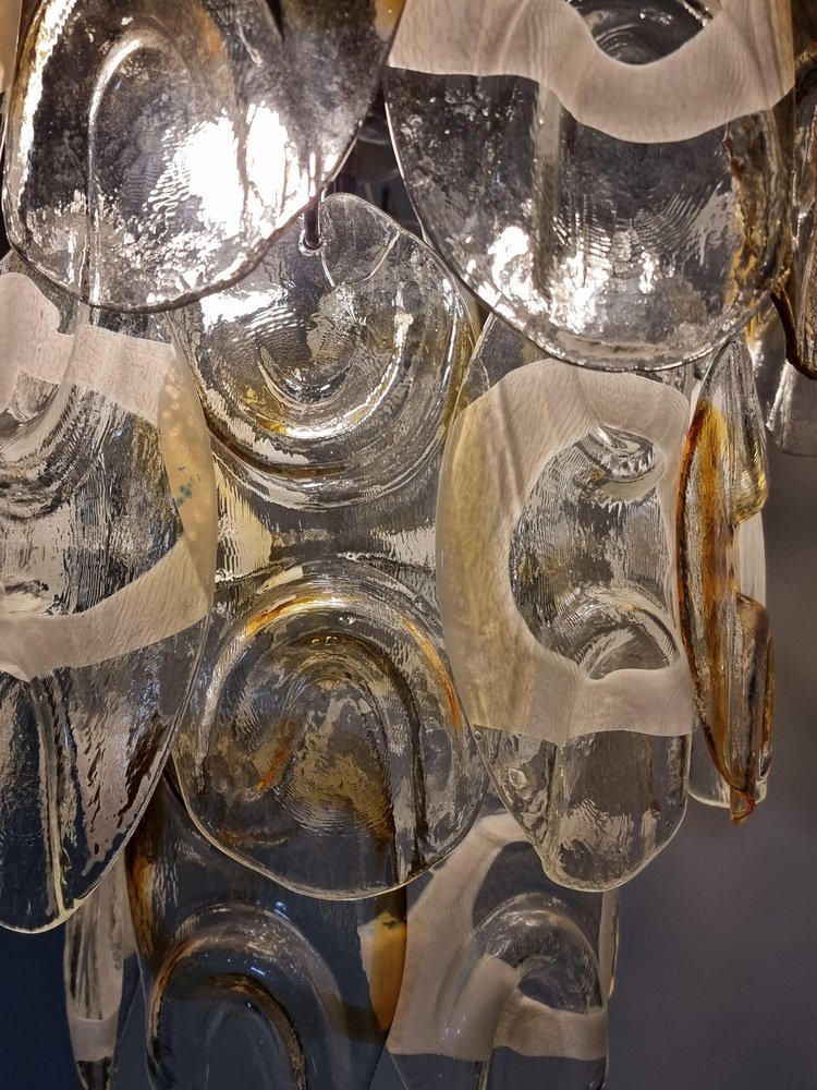 Murano Glass Rondini Chandelier from Mazegga, Italy, 1970s - Image 4