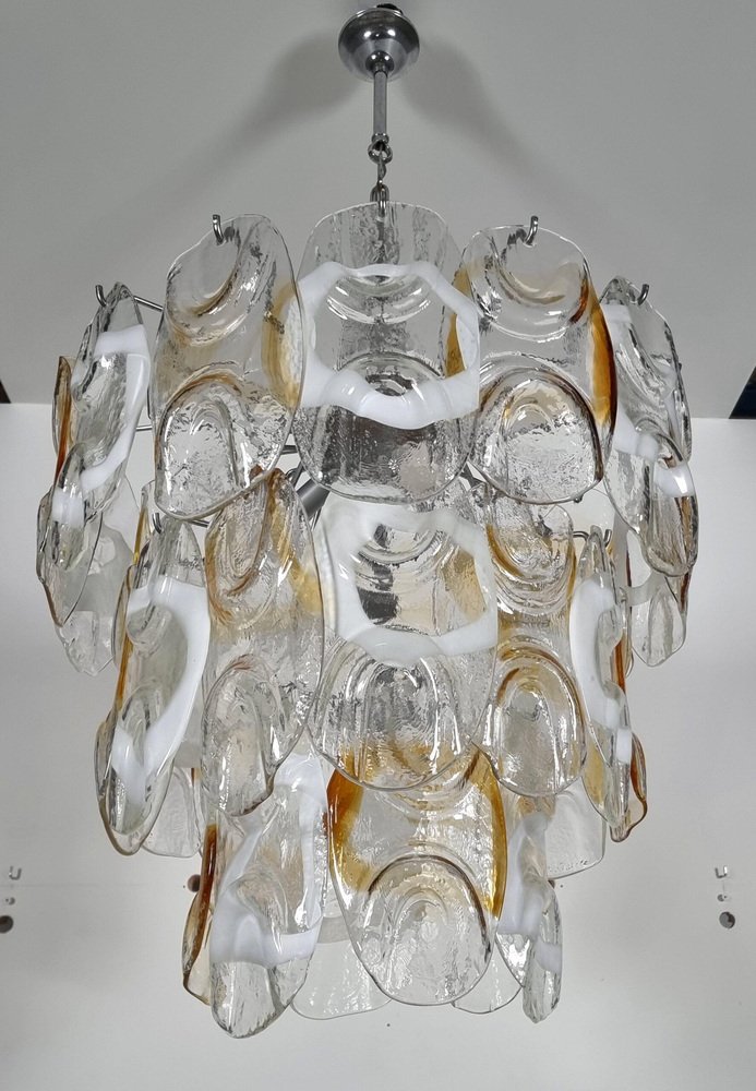 Murano Glass Rondini Chandelier from Mazegga, Italy, 1970s - Image 6