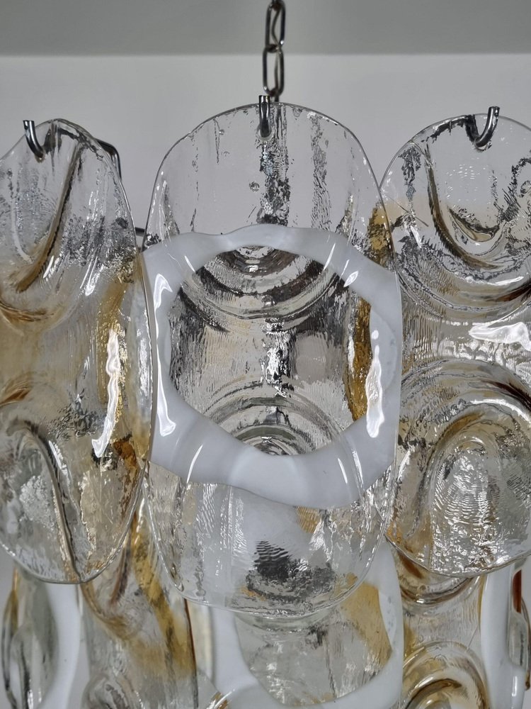 Murano Glass Rondini Chandelier from Mazegga, Italy, 1970s - Image 8