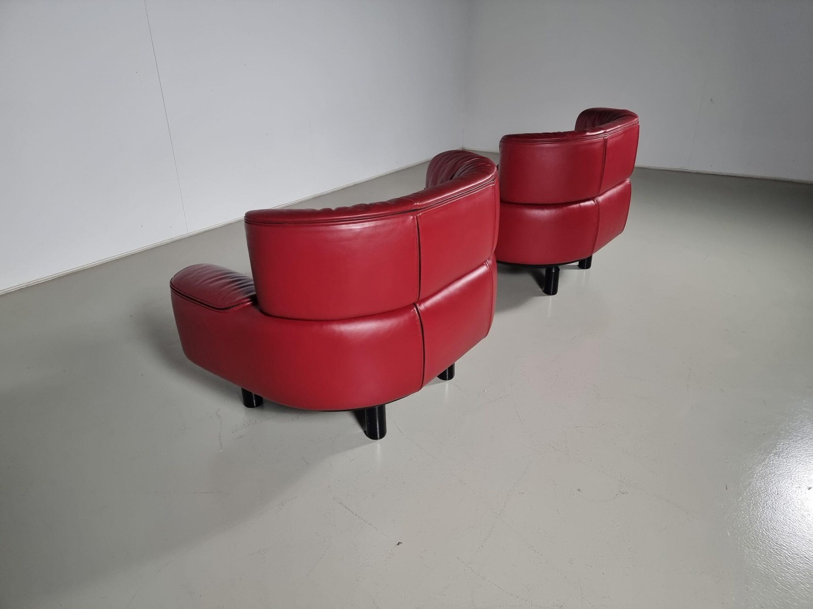 Vintage Bull Chairs by Gianfranco Frattini for Cassina, 1980s, Set of 2 - Image 4