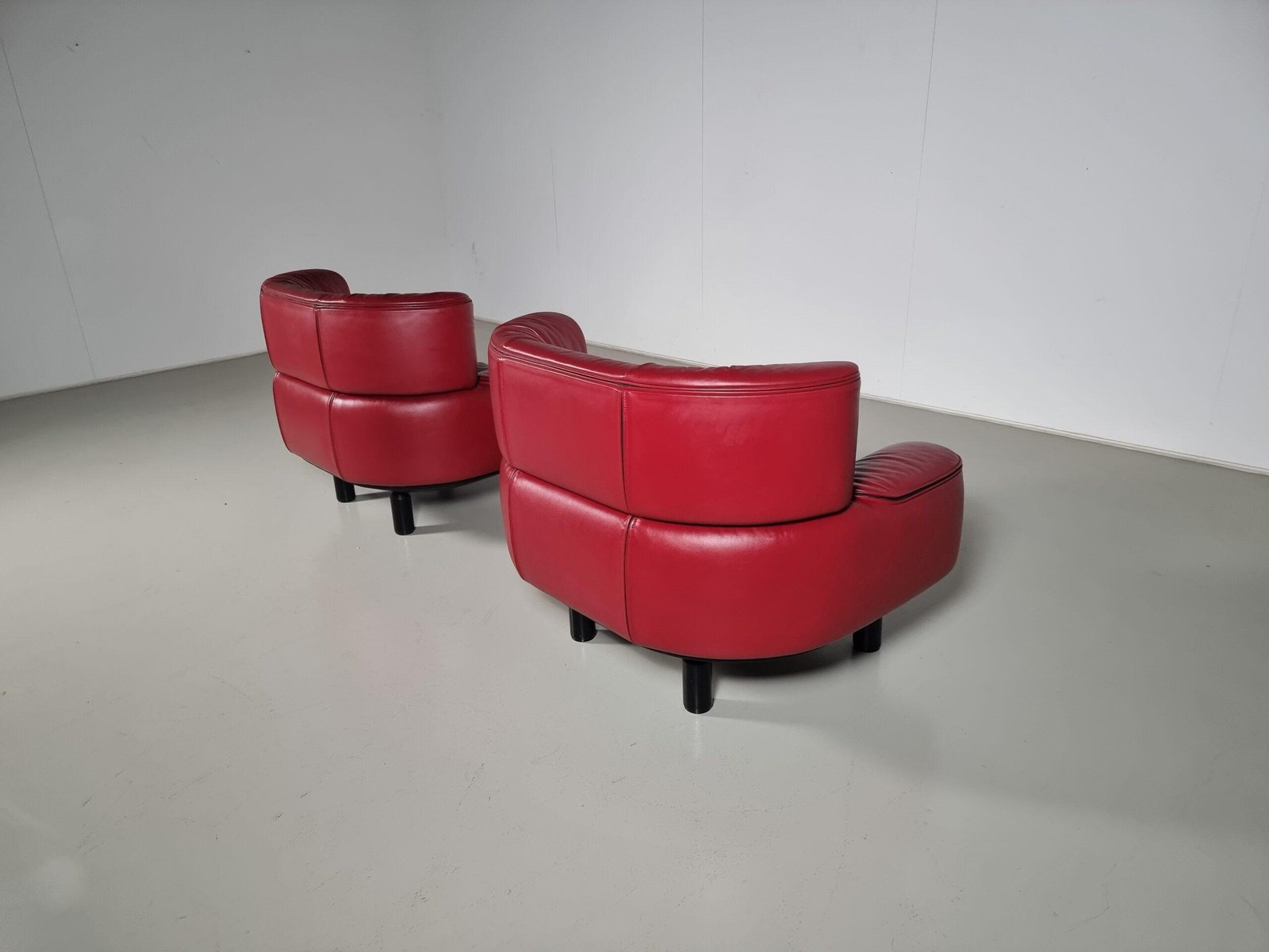 Vintage Bull Chairs by Gianfranco Frattini for Cassina, 1980s, Set of 2 - Image 5