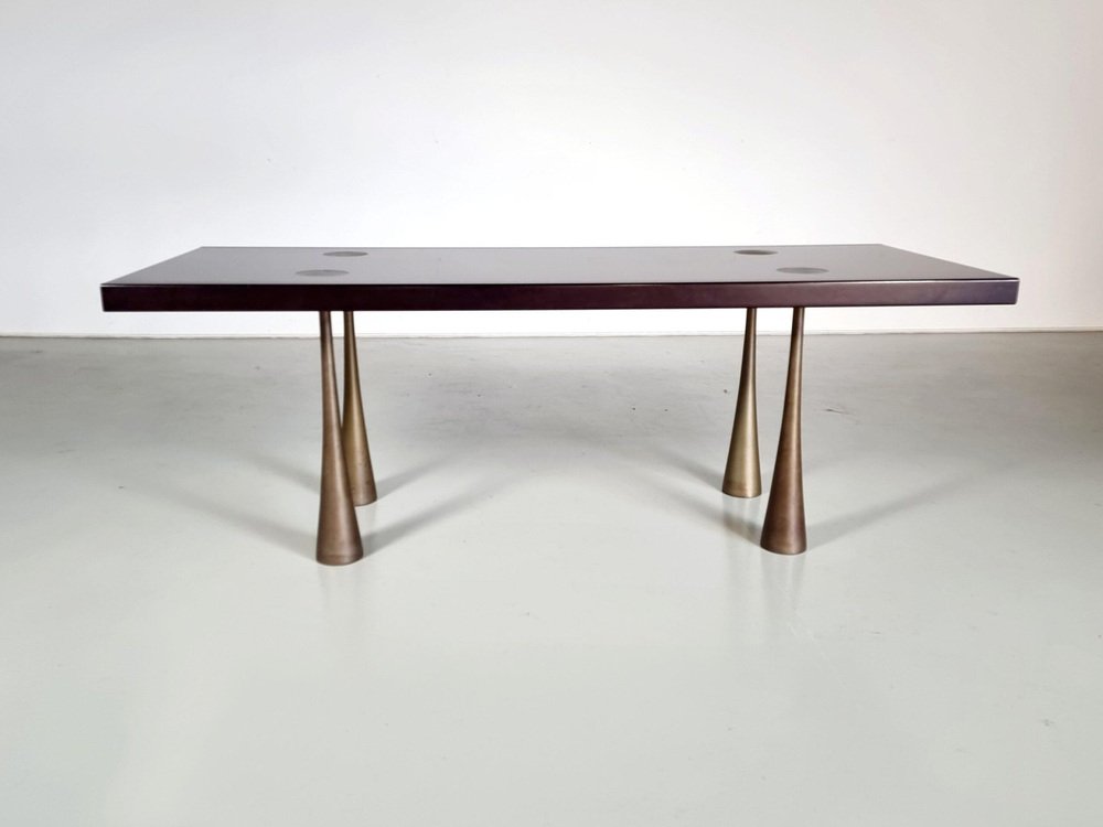 Vintage Italian Dining Table by Angelo Mangiarotti , 1970s