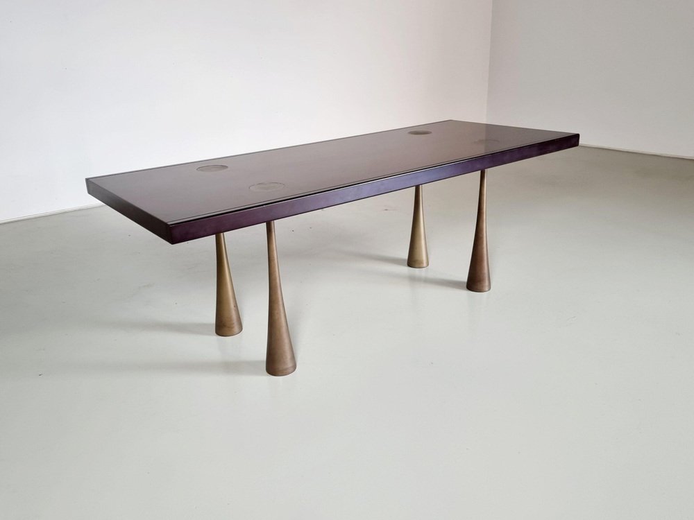 Vintage Italian Dining Table by Angelo Mangiarotti , 1970s - Image 2