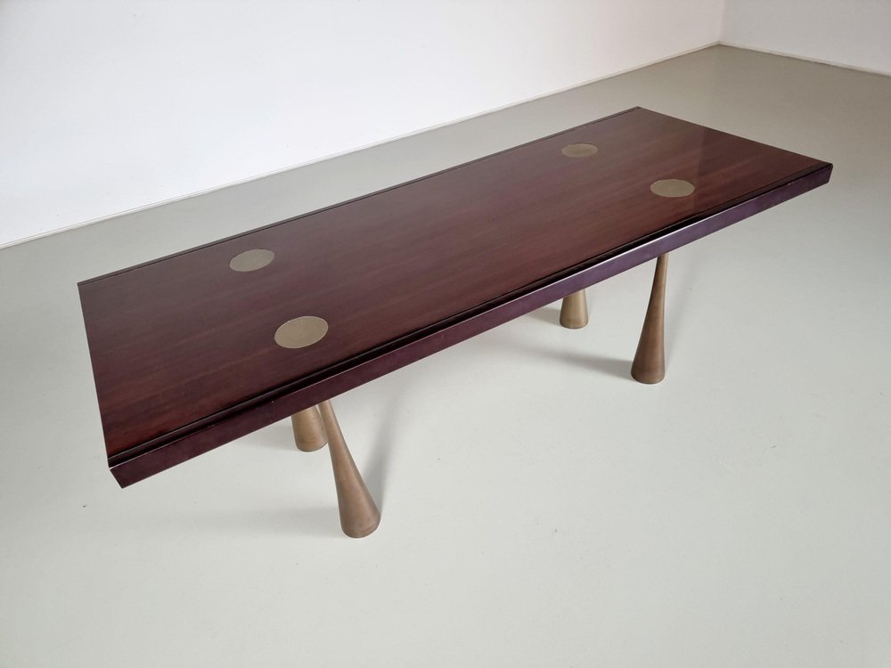 Vintage Italian Dining Table by Angelo Mangiarotti , 1970s - Image 4